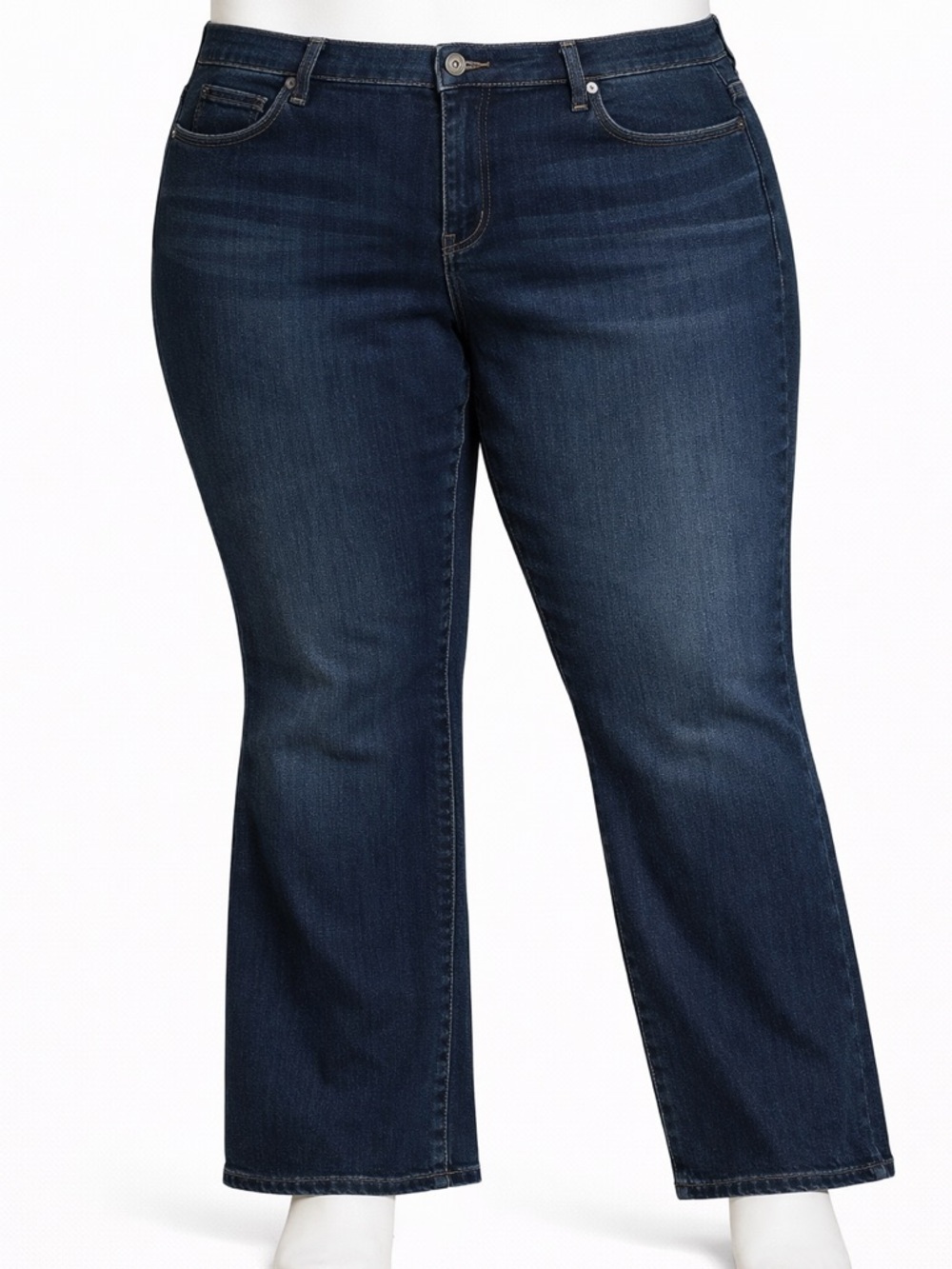 Faded Glory Blue Flare Wide Leg Jeans size 18w
